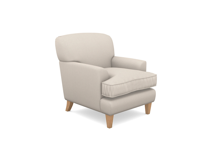 Leyburn Chair in Two Tone Plain Biscuit